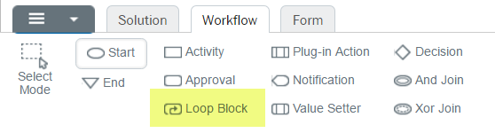 Winshuttle Composer Workflow Tab image