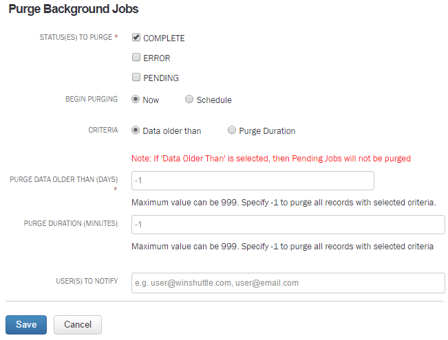 Workflow Purge Background Jobs 