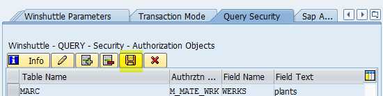 save button