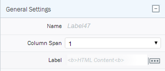 Composer HTML general settings