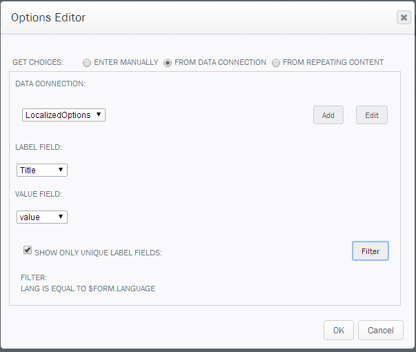 Composer options editor screenshot 2