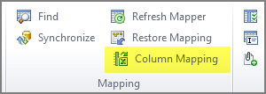 click column mapping button to change to cell mapping