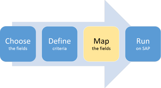map step of choose define map run process