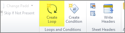 create loop button