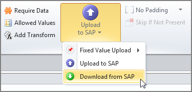 screen and field settings group change mapping direction