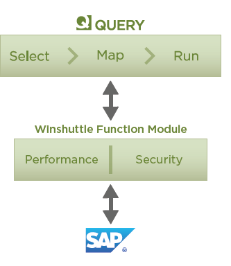 How Query works with Winshuttle Function Module