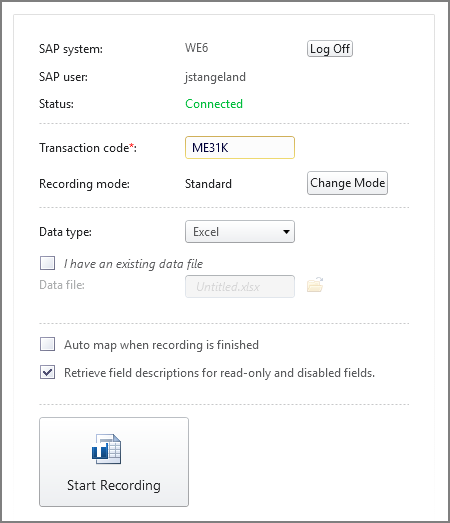 transaction code box