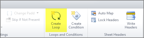 create loop button