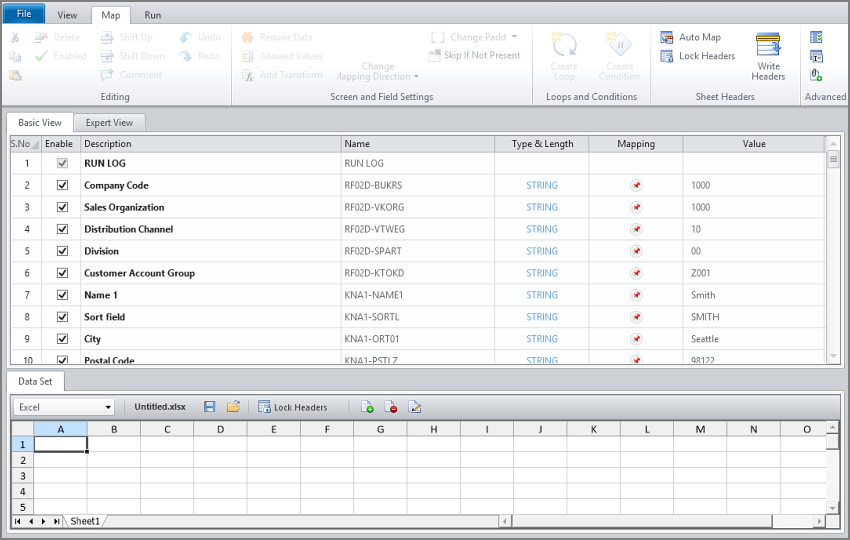 basic view of mapper