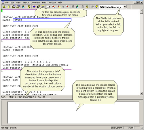 Print Stream Viewer Interface Overview