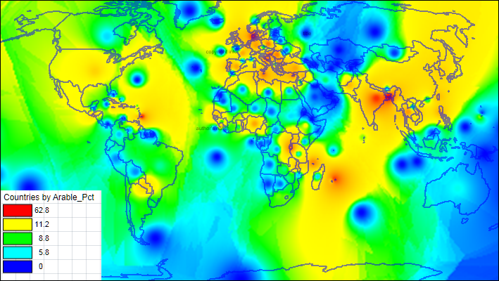 A grid map example.